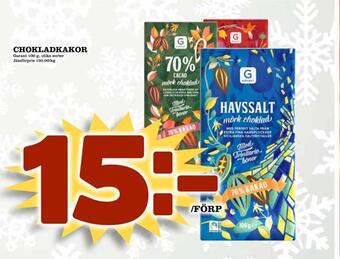 Din Mat Chokladkakor erbjuda