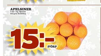 Din Mat Apelsiner erbjuda