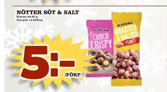 Nötter söt & salt