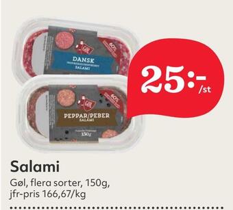 Hemköp Salami erbjuda