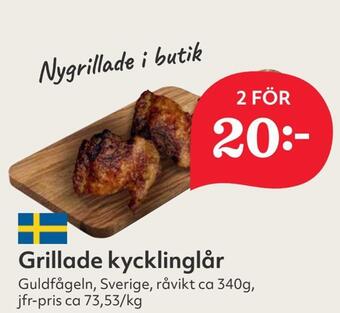 Hemköp Grillade kycklinglår erbjuda