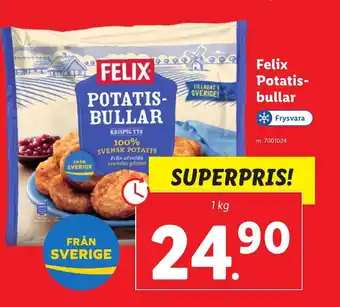 Lidl Felix Potatis bullar erbjuda