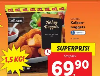 Lidl Culinea Kalkon nuggets erbjuda