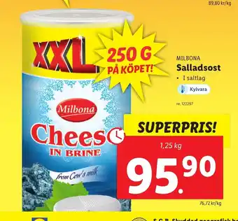 Lidl Mibona Salladsost erbjuda