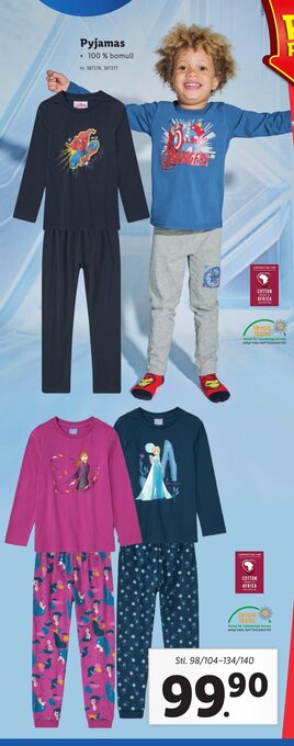Lidl Pyjamas erbjuda