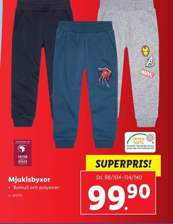 Lidl Mjukisbyxor erbjuda