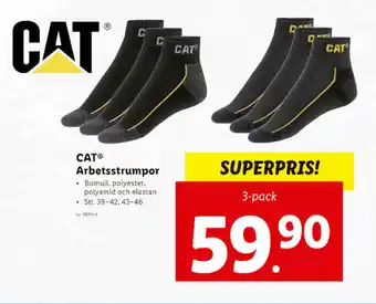 Lidl CAT Arbetsstrumpor 3-pack erbjuda