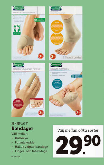 Sensiplast Bandager