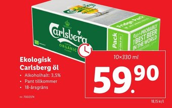 Ekologisk Carlsberg öl