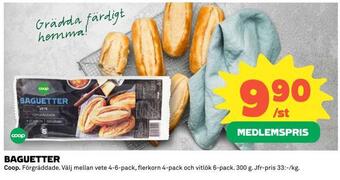 Coop Baguetter erbjuda