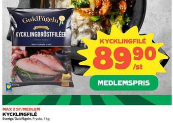 Coop Kycklingfilé erbjuda