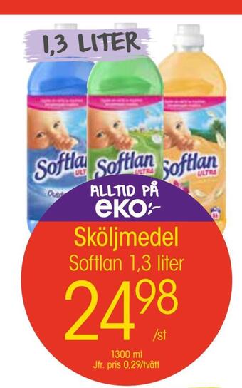 EKO Sköljmedel erbjuda