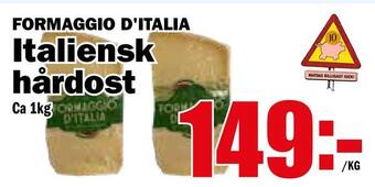 Matdax Italiensk hårdost erbjuda