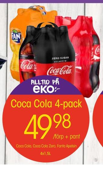 EKO Coca cola 4-pack erbjuda