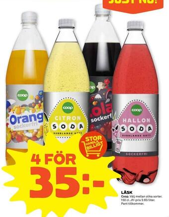 Stora Coop Läsk erbjuda