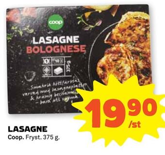 Stora Coop Lasagne erbjuda