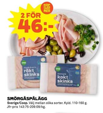 Stora Coop Smörgåspålägg erbjuda