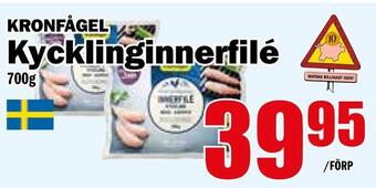 Matdax Kycklinginnerfilé erbjuda