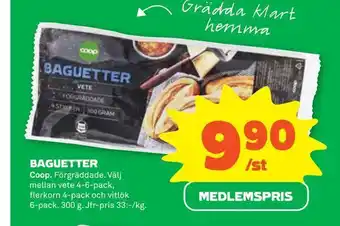 Stora Coop Baguetter erbjuda