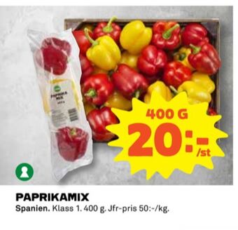 Coop Coop paprika erbjuda