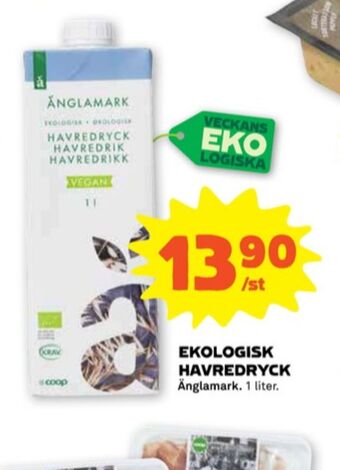Stora Coop Änglamark havredryck erbjuda