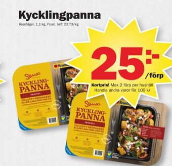 Pekås Stinas kyckling erbjuda