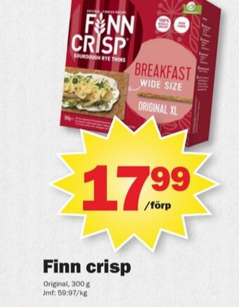 Pekås Finn crisp knäckebröd erbjuda