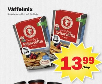 Pekås Kungsörnen våffelmix erbjuda