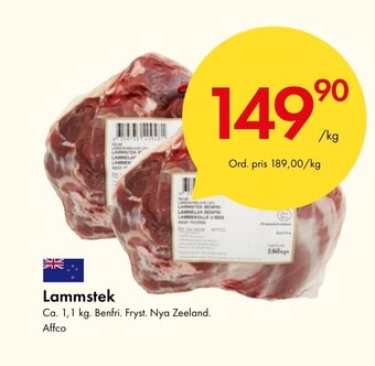 Snabbgross Lammstek erbjuda