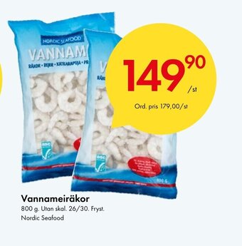 Snabbgross Vannameiräkor erbjuda
