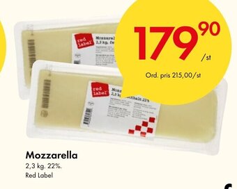Snabbgross Mozzarella erbjuda