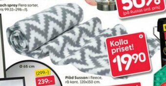 Rusta Pläd Sussan 120x150cm erbjuda