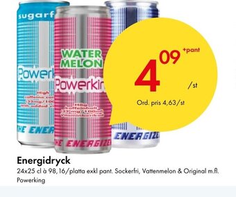 Snabbgross Energidryck erbjuda