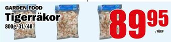 Matdax Garden Food Tigerräkor erbjuda
