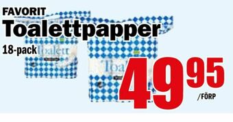 Matdax Favorit Toalettpapper erbjuda