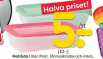 Rusta Matlåda 1 liter erbjuda