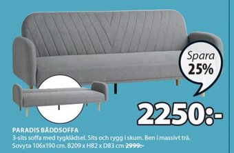 JYSK Paradis Bäddsoffa erbjuda