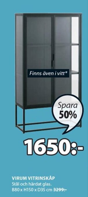 JYSK Virum Vitrinskäp erbjuda