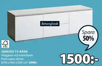 Jernved Tv-Bänk