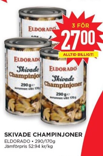 Willys Skivade Champinjoner erbjuda