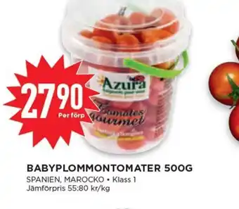 Willys Babyplommontomater 500G erbjuda