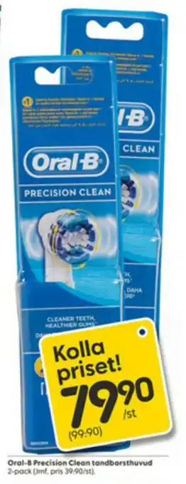 Oral-B Precision Clean Tandborsthuvud 2-pack