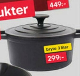 Rusta Gjutjärn Gryta 3 liter erbjuda