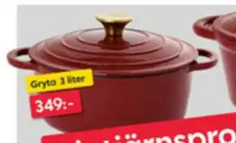 Rusta Gjutjärn Gryta 3 liter erbjuda