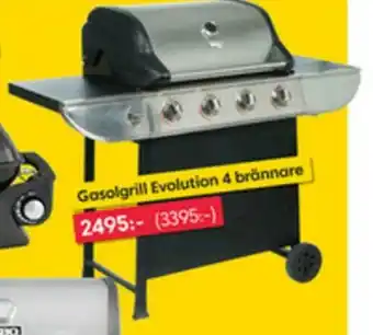 Rusta Grillor Gasolgrill Evolution 4 brännare 2495g erbjuda