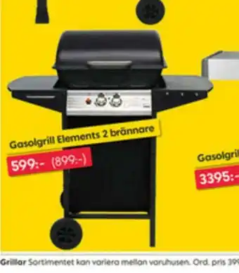 Grillor Gasolgrill Elements 2 brännare