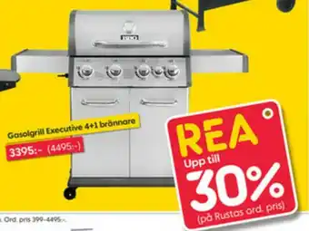 Rusta Grillor Gasolgrill Executive 4+1 brännare erbjuda