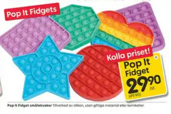 Pop It Fidget Småleksaker