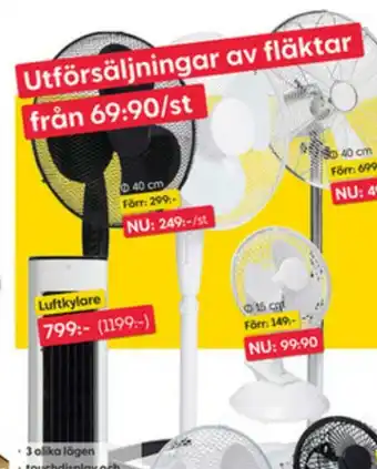 Rusta Fläktar Utförsaljningar Ø 40cm erbjuda