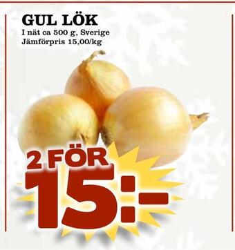 Matvärlden Tensta Gul lök erbjuda